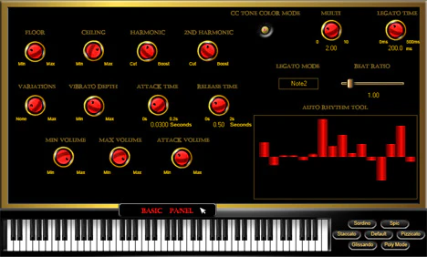 Orchestral Strings One plugin interface