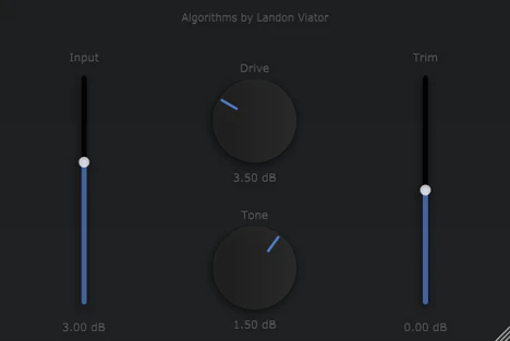 Overdrive Pedal plugin interface