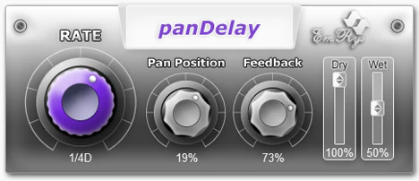 panDelay plugin interface