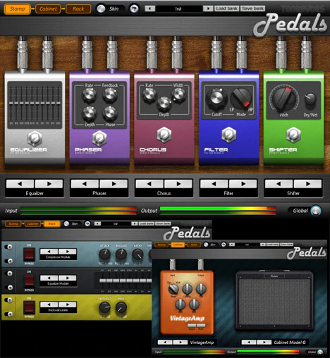 Pedals plugin interface