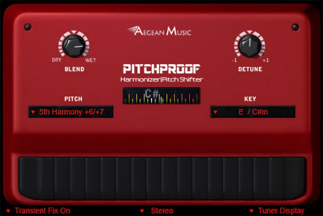 Pitchproof plugin interface