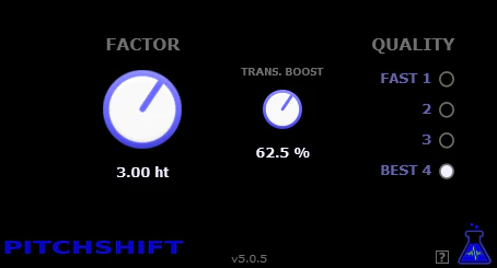 PitchShift plugin interface
