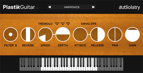 PlastikGuitar plugin interface