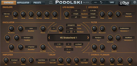 Podolski plugin interface