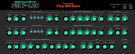 Poly-LD8D plugin interface