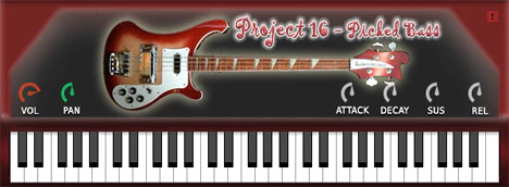 Project16 Picked Bass plugin interface