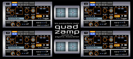 Quad Zamp plugin interface