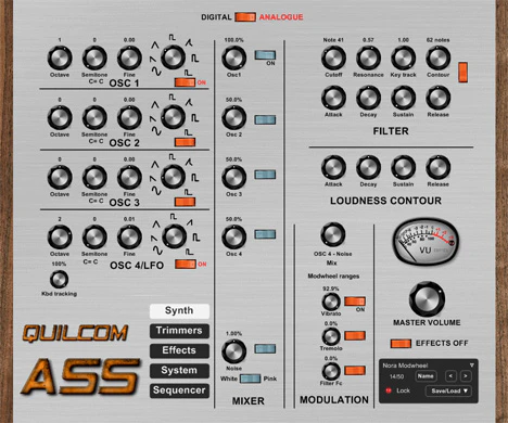Quilcom ASS plugin interface