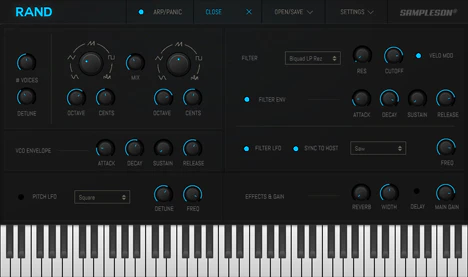 Rand plugin interface