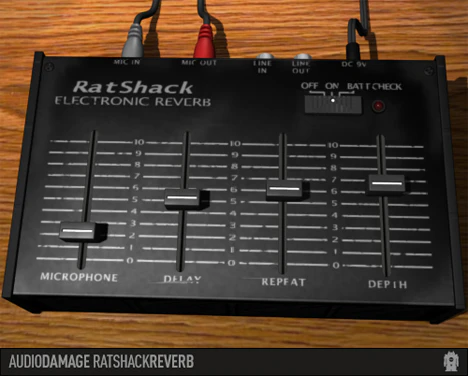 Ratshack Reverb plugin interface