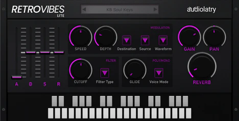 RetroVibes plugin interface