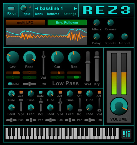 Rez3 plugin interface
