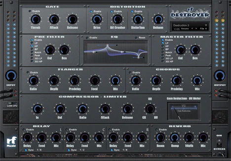 rf Destroyer plugin interface