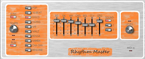 Rhythm Master plugin interface