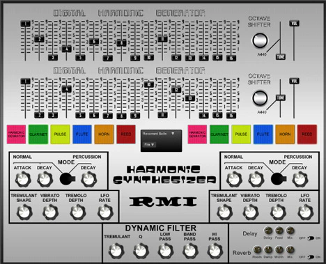 RMI Harmonic plugin interface