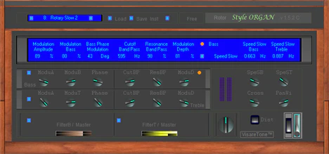 Rotor Style ORGAN plugin interface