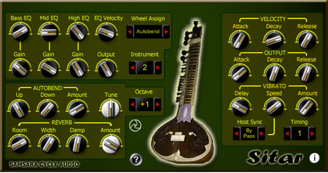 SamsaraSitar plugin interface