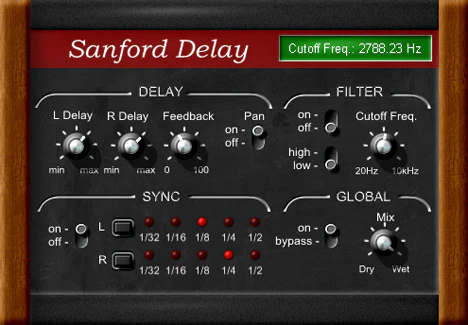 Sanford Delay plugin interface
