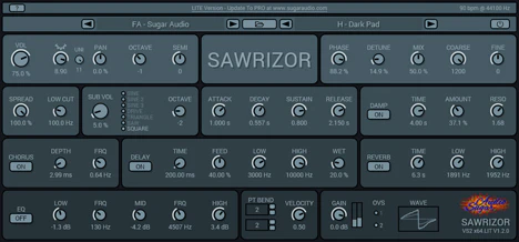 Sawrizor Lite plugin interface