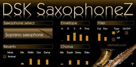 SaxophoneZ plugin interface