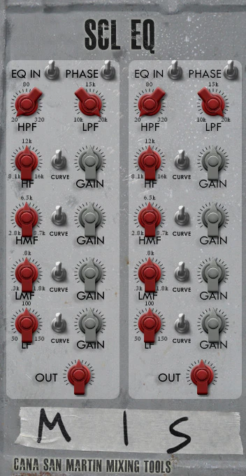 SCL EQ plugin interface