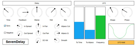 SevenDelay plugin interface