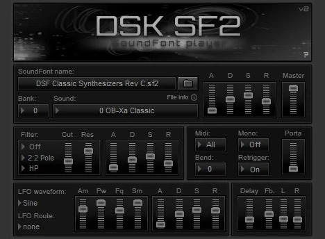 SF2 plugin interface