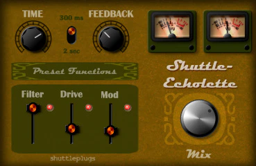 Shuttle-Echolette plugin interface