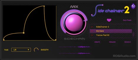 SideChainer 2 plugin interface