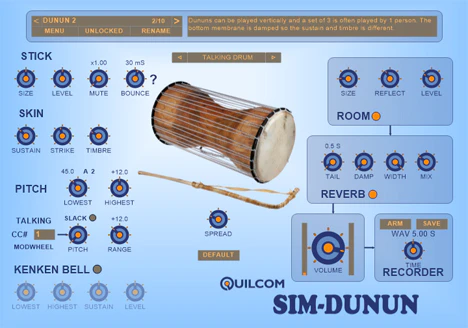 SIM-DUNUN plugin interface