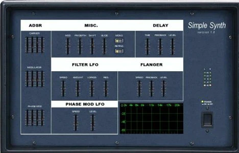 Simple Synth plugin interface