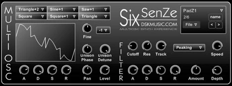 SixSenZe plugin interface