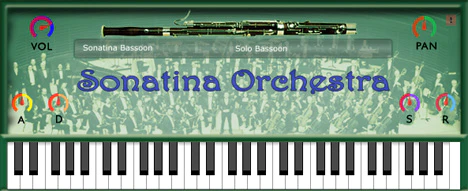 Sonatina Bassoon plugin interface