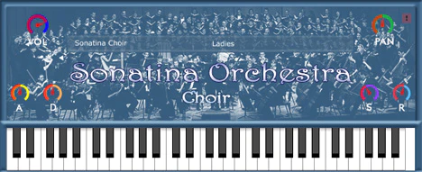 Sonatina Choir plugin interface