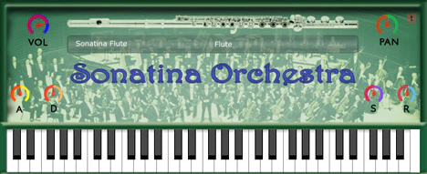 Sonatina Flute plugin interface