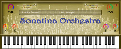 Sonatina Trumpet plugin interface