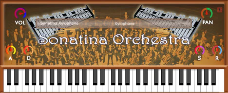 Sonatina Xylophone plugin interface
