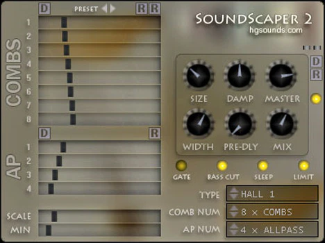 SoundScaper II plugin interface