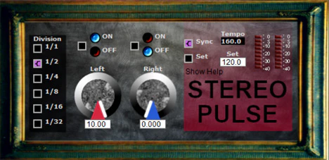 Stereo Pulse plugin interface