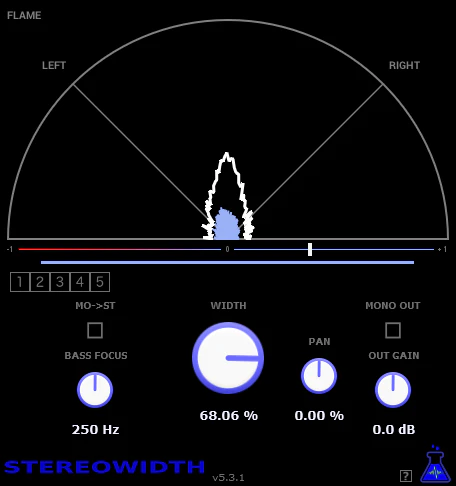 StereoWidth plugin interface