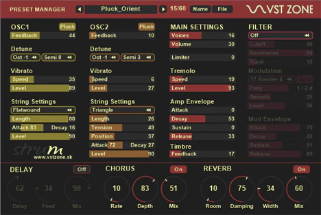 Strum plugin interface