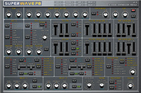 Superwave p8 plugin interface