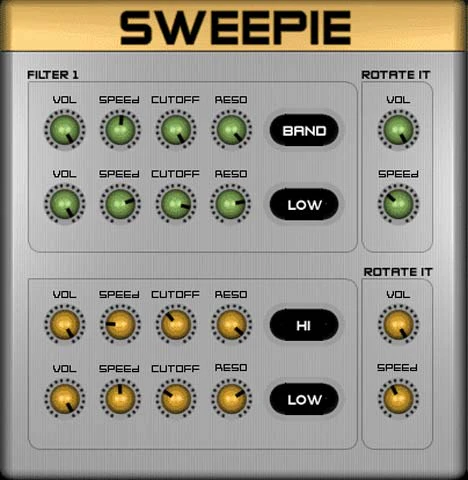 Sweepie plugin interface