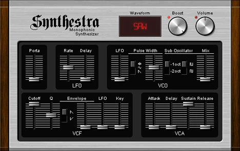 Synthestra plugin interface