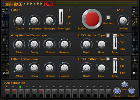 SynthTrack plugin interface