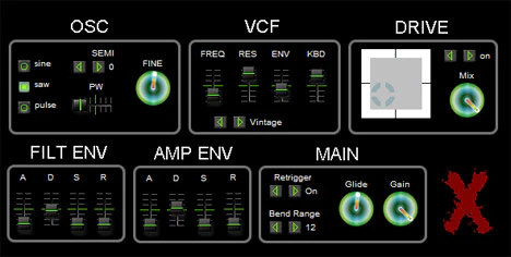 SynthX plugin interface