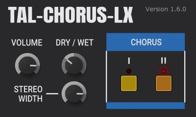 TAL-Chorus-LX plugin interface