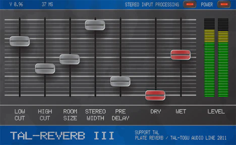 TAL-Reverb III plugin interface