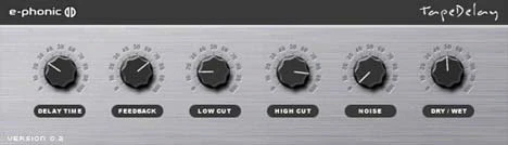 TapeDelay plugin interface