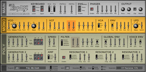 The deputy Mark II plugin interface